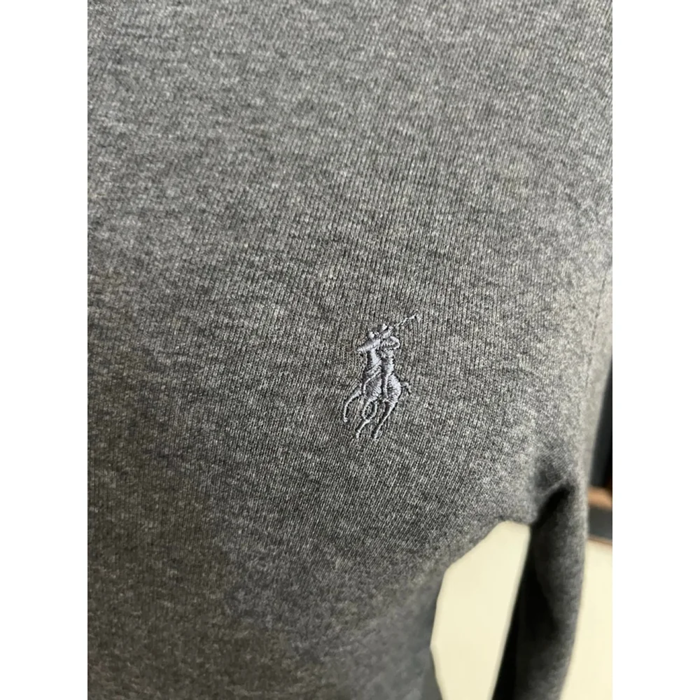 Ralph Lauren Gray Long Sleeve Tissue Turtleneck Tee M - Picture 6 of 6